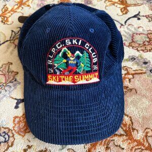 Ralph Lauren Ski The Summit Corduroy Ball Cap